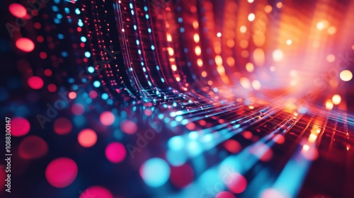 An extreme close-up of a quantum dot enhanced photodetector, showing high sensitivity and rapid response in light detection, Photonics technology style