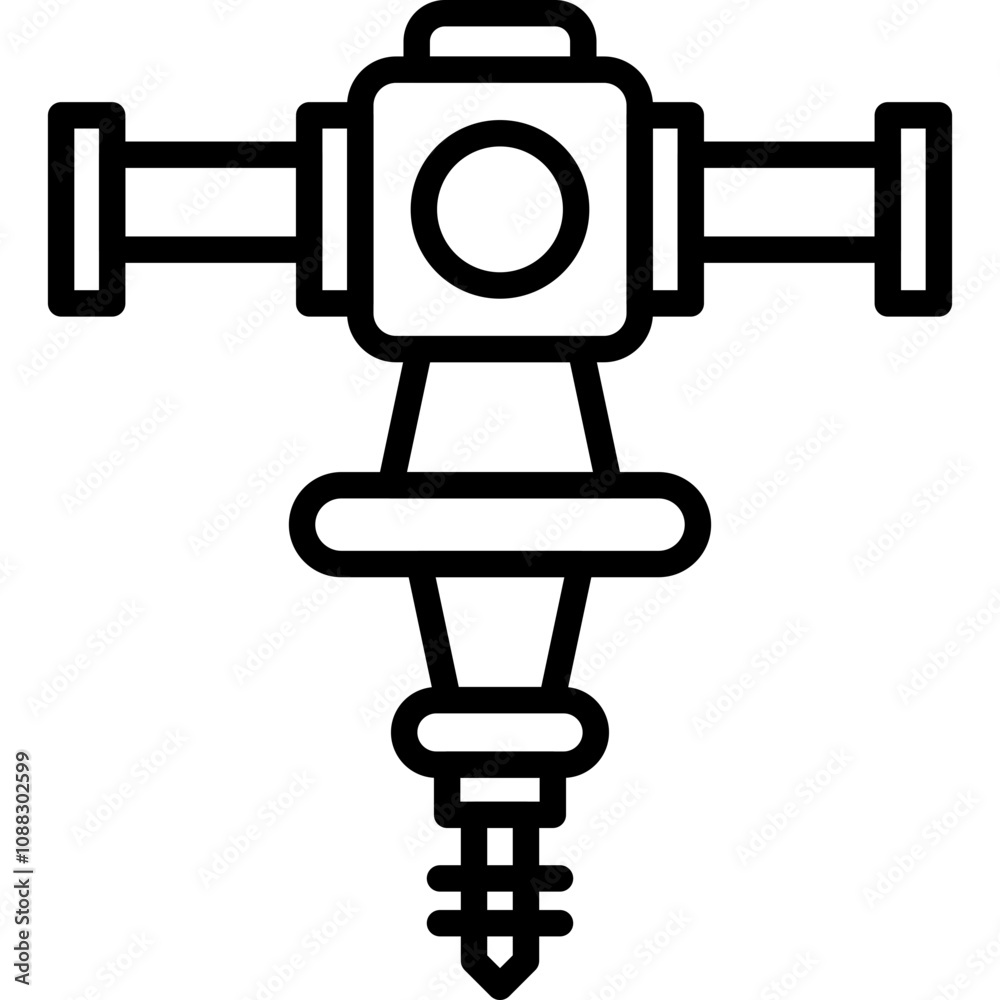 Hydraulic Breaker Icon Hydraulic Breaker Icon