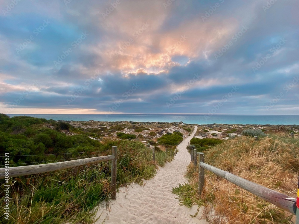 Fototapeta premium path to the sea