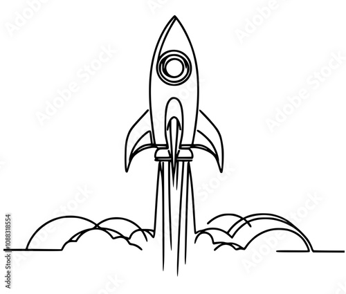 illustration of a rocket