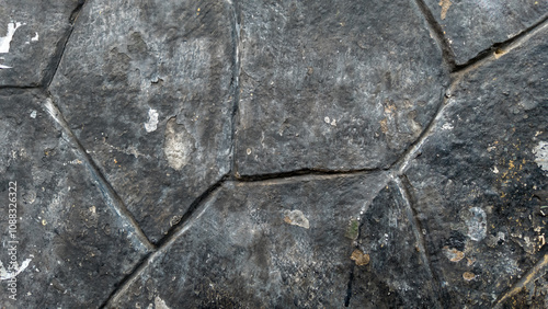 A rough stone walls. Rock background texture stone wall. 