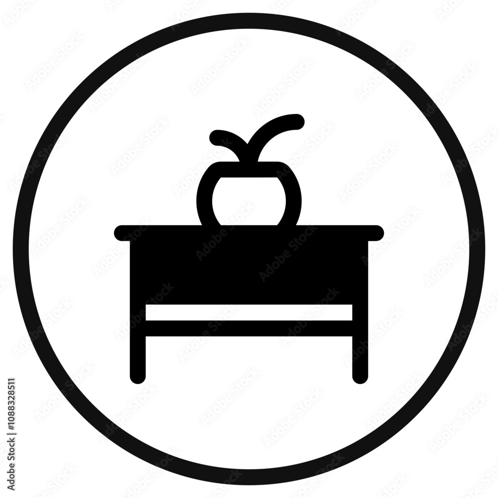 Editable coffee table vector icon. Part of a big icon set family. Perfect for web and app interfaces, presentations, infographics, etc Editable coffee table vector icon. Part of a big icon set family. Perfect for web and app interfaces, presentations, infographics, etc