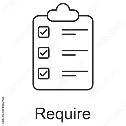 Require Icon, Essential Needs Meeting Every Requirement, Fulfill the Necessities Understanding What’s Required