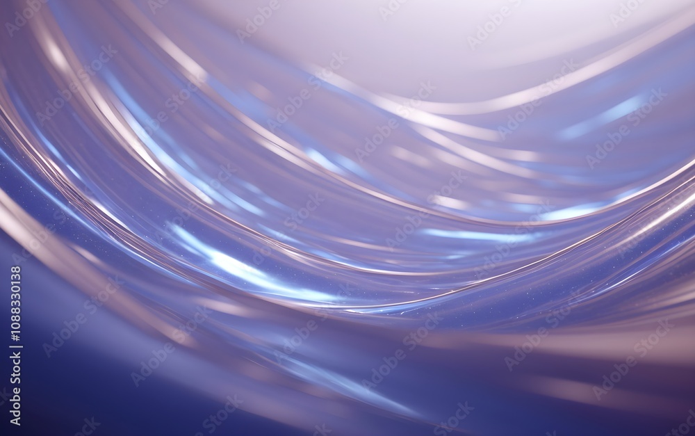 Fototapeta premium Abstract Flowing Lines Background - Modern Light and Shadow Effects