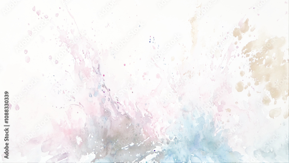 Watercolor Splash pink. Watercolor Splash pink.