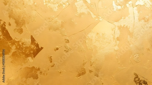 Obraz na płótnie Shimmering Gold Leaf Meticulously Applied Highlighting Skilled Artisanal Technique and Renaissance Inspired Aesthetic w salonie