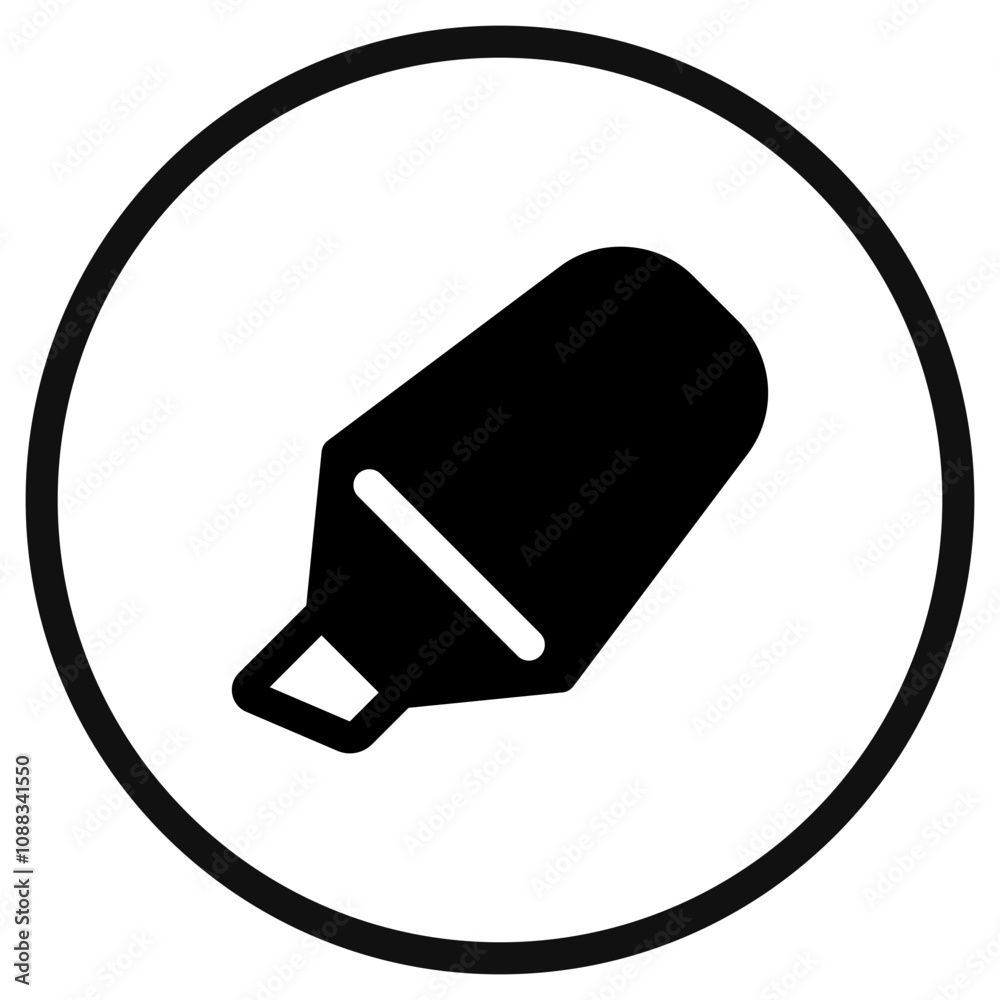 Editable highlighter pen vector icon. Part of a big icon set family. Perfect for web and app interfaces, presentations, infographics, etc Editable highlighter pen vector icon. Part of a big icon set family. Perfect for web and app interfaces, presentations, infographics, etc