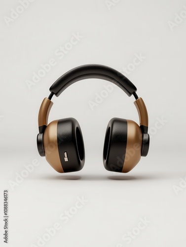 Exploring sound quality modern headphones showcase minimalist studio product photography clean background technology concept