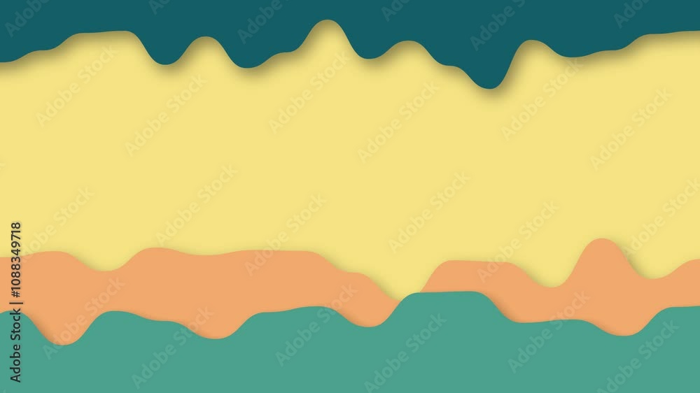 animated video of colored wavy, abstract background. 4K animated video of colored wavy, abstract background. 4K