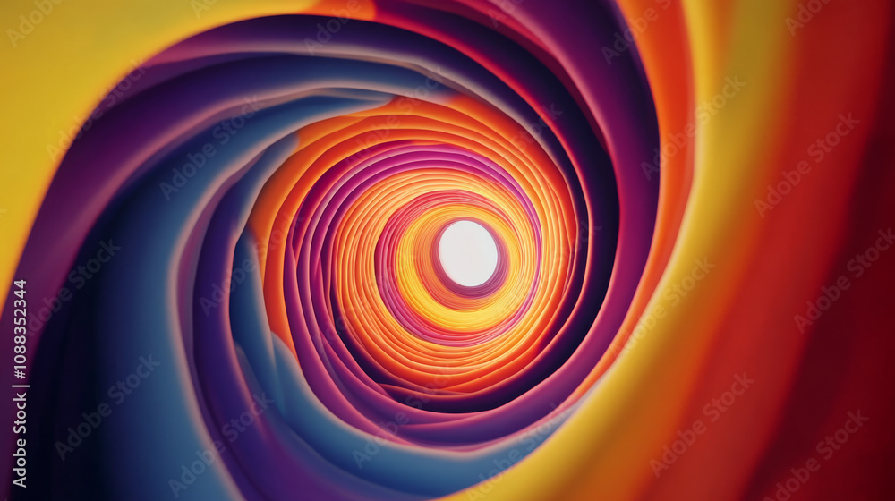 A colorful, swirling 3D animation with psychedelic effects. A colorful, swirling 3D animation with psychedelic effects.