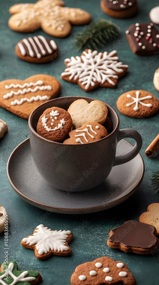 Delicious Assortment of Festive Holiday Cookies