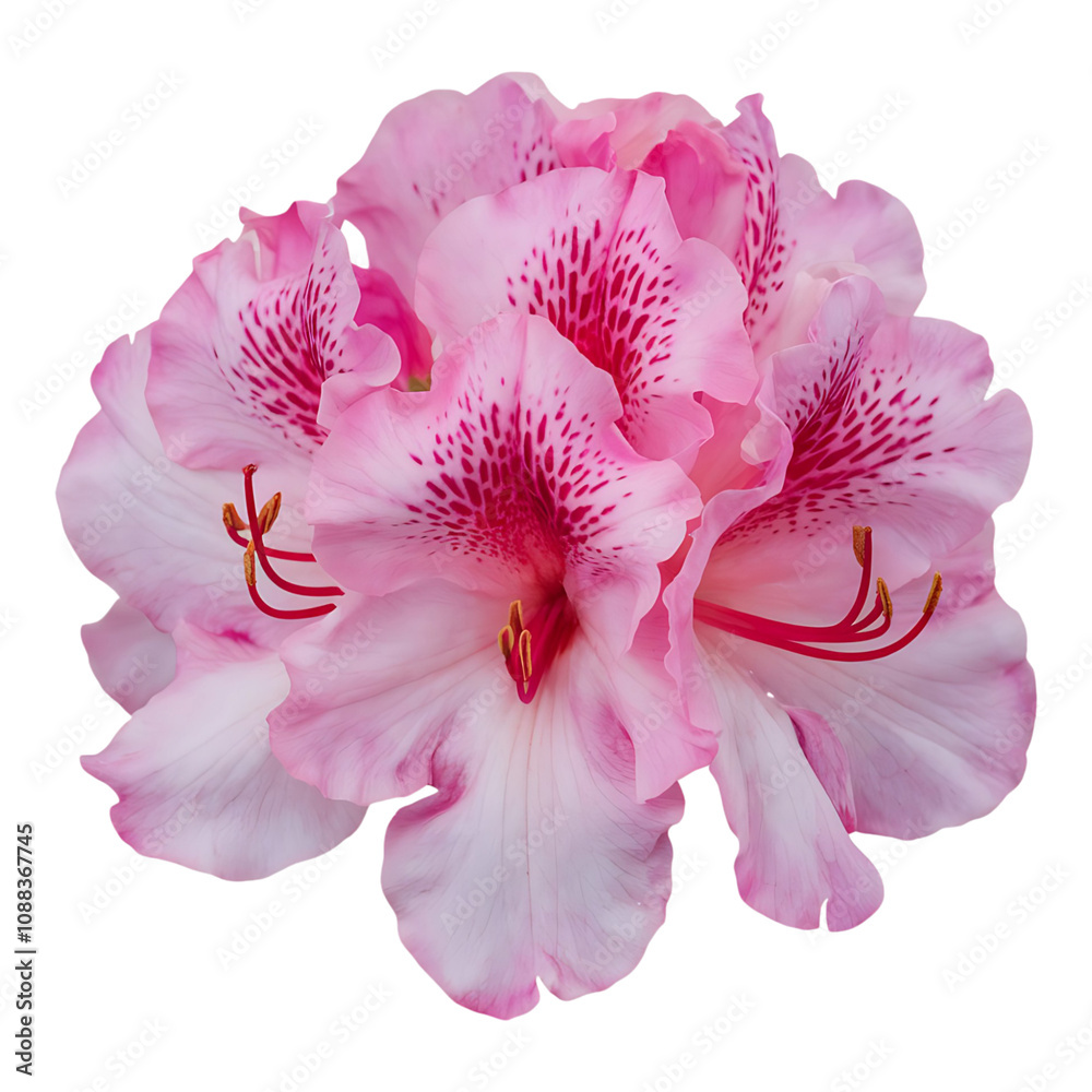 Naklejka premium Pink Azalea Close-Up
