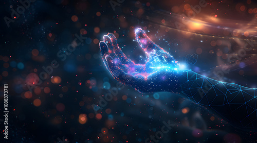 Marketing concept with artificial intelligence, new market research paradigms, business development system with ai. Modern digital technology to sell with AI