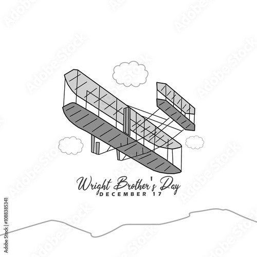 Wright Brother's Day to celebrate on December 17th. Today we honor the inventors of the airplane.