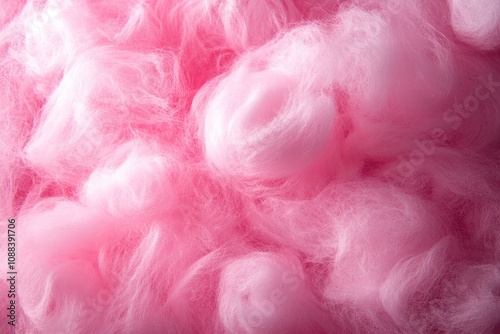 Pink cotton candy texture. Ideal for backgrounds, food blogs, and sweet treats.