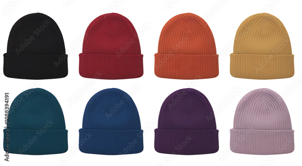 Beanies in Various Colors Beanies in Various Colors