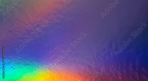 Holographic rainbow foil iridescent texture abstract hologram background