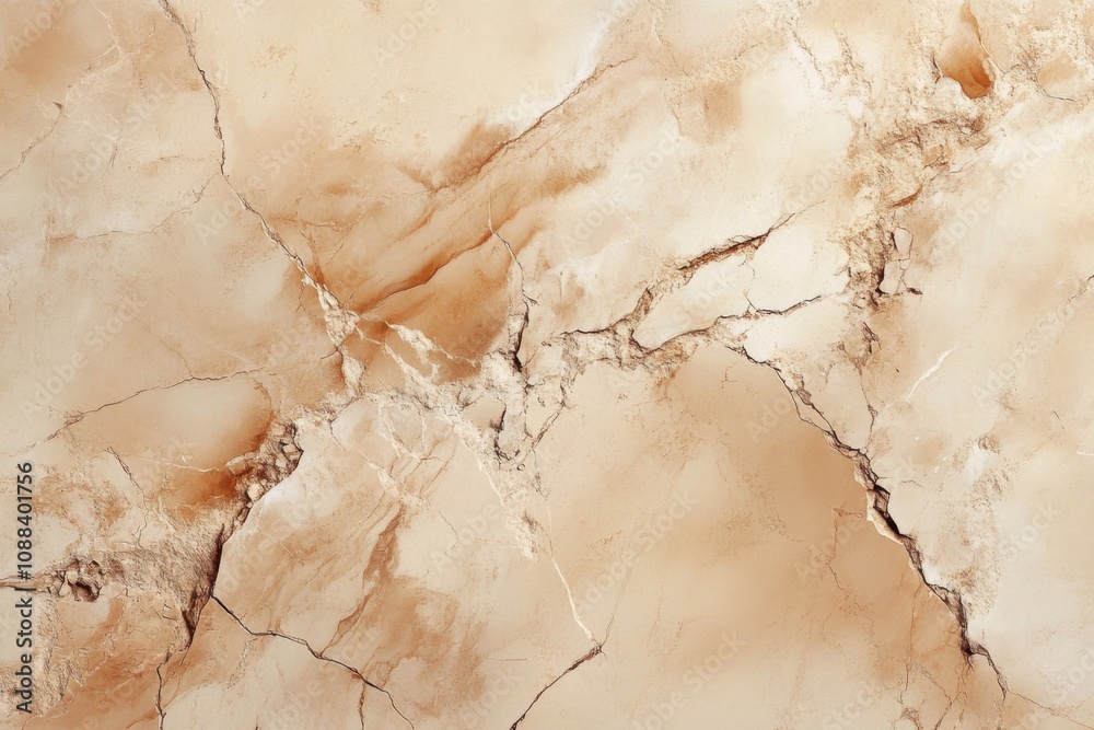 Fototapeta premium Vintage Cream Cement Walls Texture Close-Up: Retro Design Element with Old Concrete and Parchment Background.