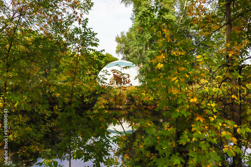 autumn leaves in the park