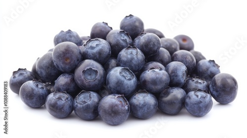 A heap of plump blueberries with their deep blue-purple hue and powdery bloom, Each berry’s round shape and fresh aroma captured with precision