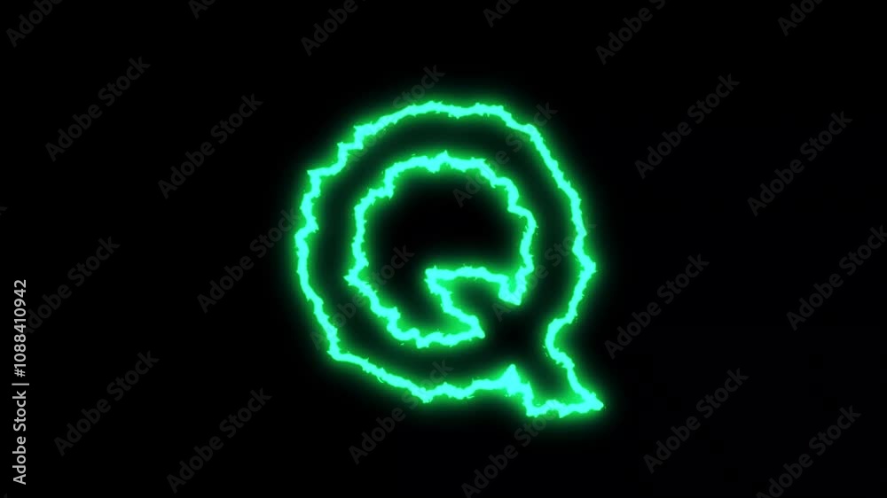 Energize Letter q animation Energize Letter q animation