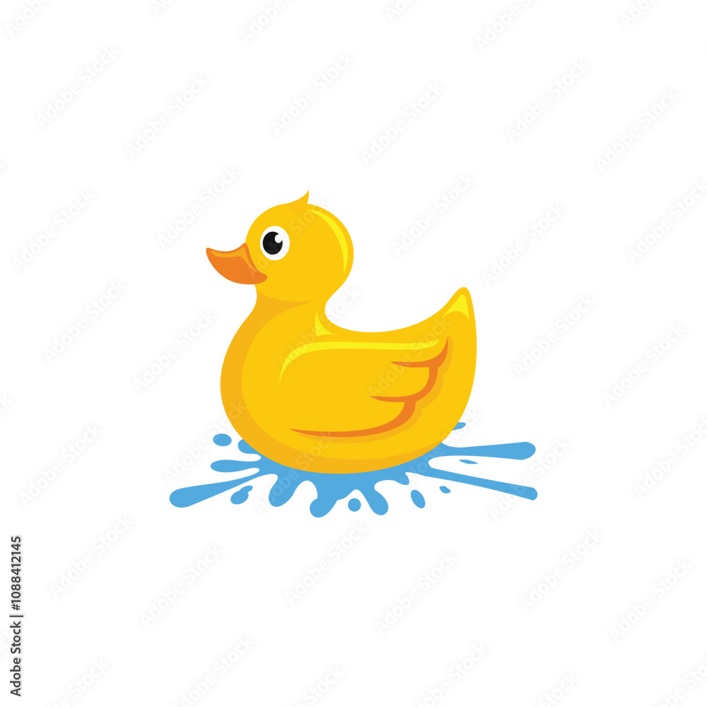 Rubber duck logo template vector illustration Rubber duck logo template vector illustration