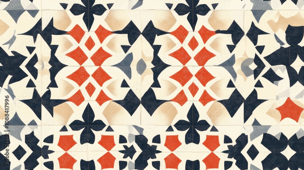 Intricate seamless geometric pattern featuring high definition textures ideal for textile and surface design applications Intricate seamless geometric pattern featuring high definition textures ideal for textile and surface design applications