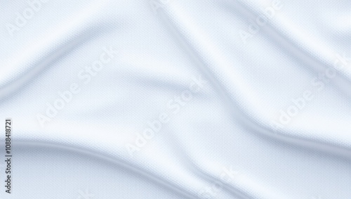 White sports clothing fabric football shirt jersey texture background
