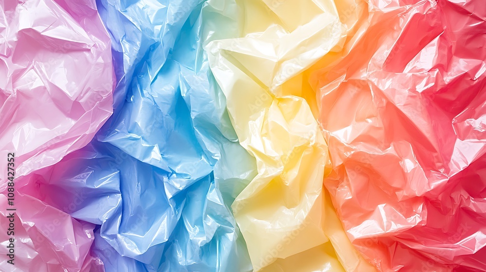 Abstract Colorful Plastic Bags Texture Background Abstract Colorful Plastic Bags Texture Background