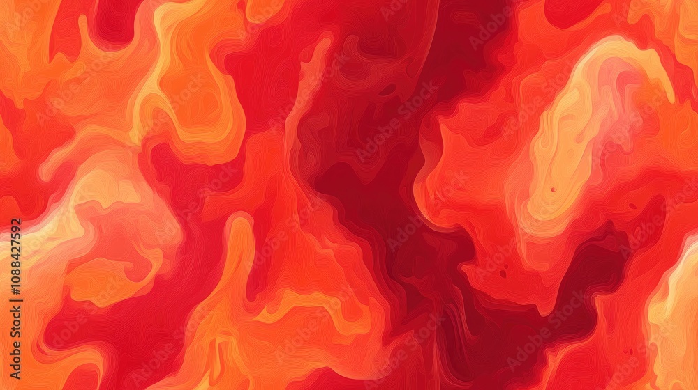 Seamless red lava oil artwork featuring a lush abstract background perfect for trendy fashion designs and artistic projects Seamless red lava oil artwork featuring a lush abstract background perfect for trendy fashion designs and artistic projects