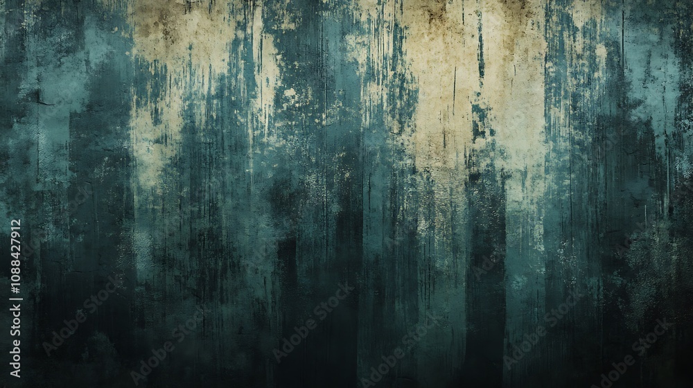 Fototapeta premium Misty Forest, Golden Hour Abstract