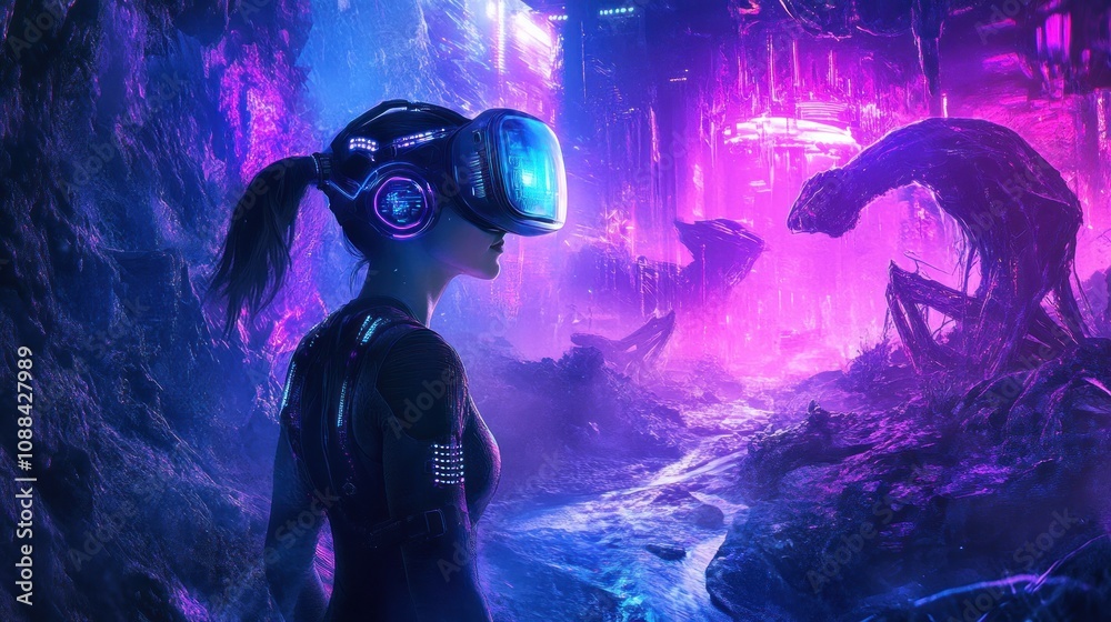 Cyberpunk VR Exploration: A Futuristic Digital Journey Cyberpunk VR Exploration: A Futuristic Digital Journey