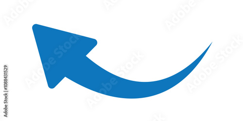 Black arrow icon on white background. Flat style. arrow icon for your website design, logo, app, UI. Arrow indicated the direction vector