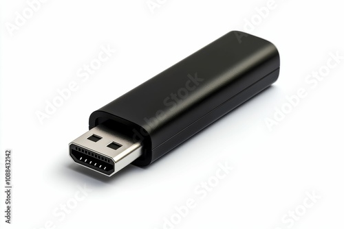 Black HDMI to USB adapter.