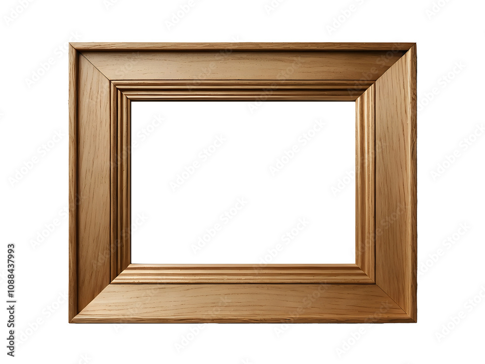 wooden picture frame, png file, transparent background wooden picture frame, png file, transparent background