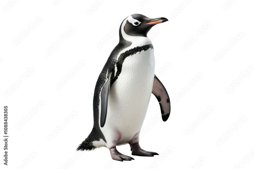 Obraz premium Penguin isolated, transparent background