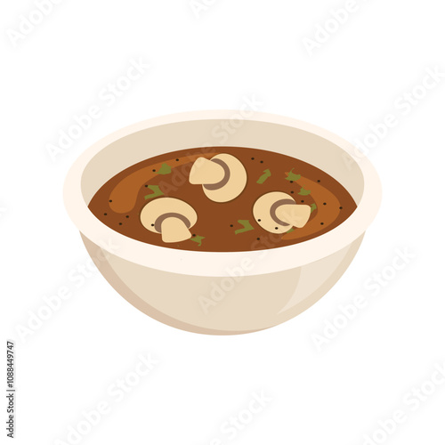 Bowl Soup Vector Illustration - 08