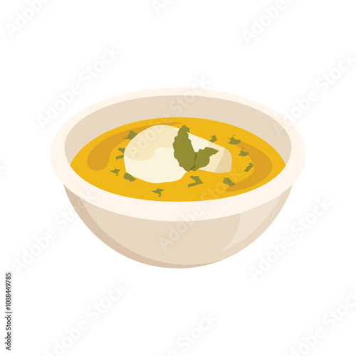 Bowl Soup Vector Illustration - 01