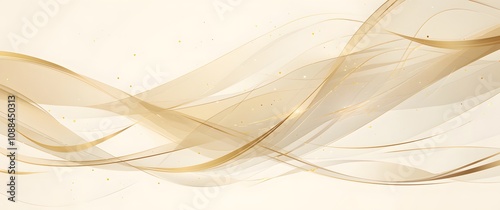 abstract background with ribbon