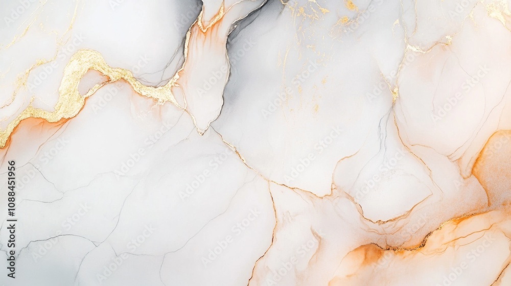 Smooth marble surface with delicate veins running through picture Smooth marble surface with delicate veins running through picture