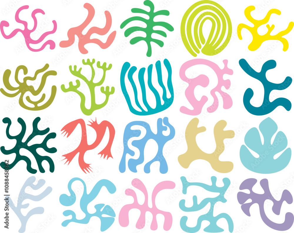 Obraz premium Colorful Matisse Abstract Shape