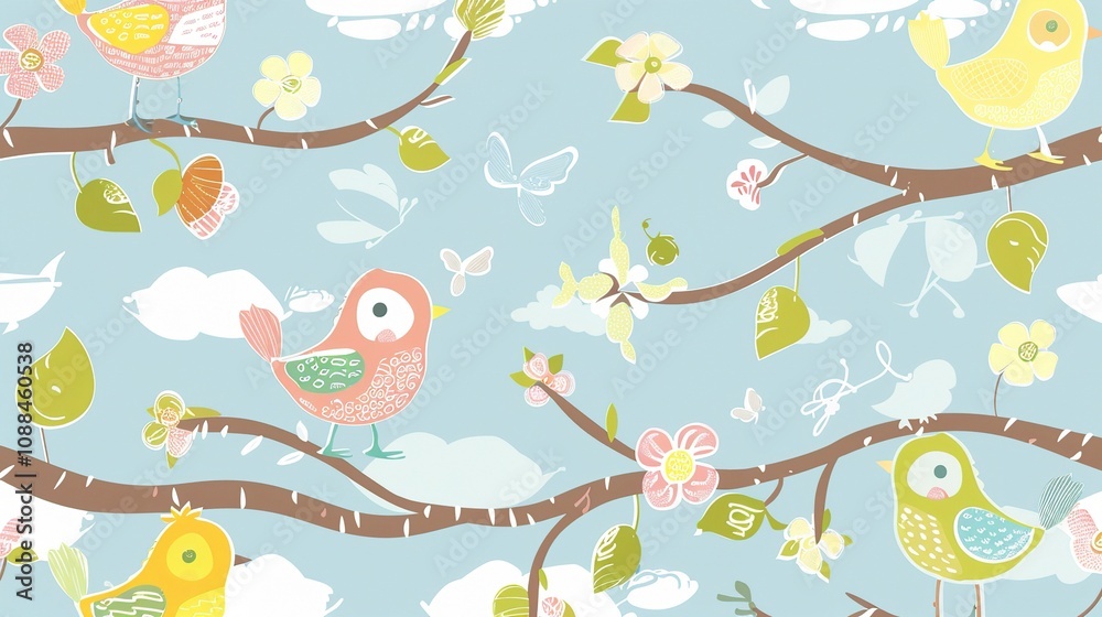 Cute Children's Cartoon Background - A Whimsical World of Fun and Imagination for Kids. The Colorful and Playful Elements, with Charming Characters and Cheerful Scenes Cute Children's Cartoon Background - A Whimsical World of Fun and Imagination for Kids. The Colorful and Playful Elements, with Charming Characters and Cheerful Scenes