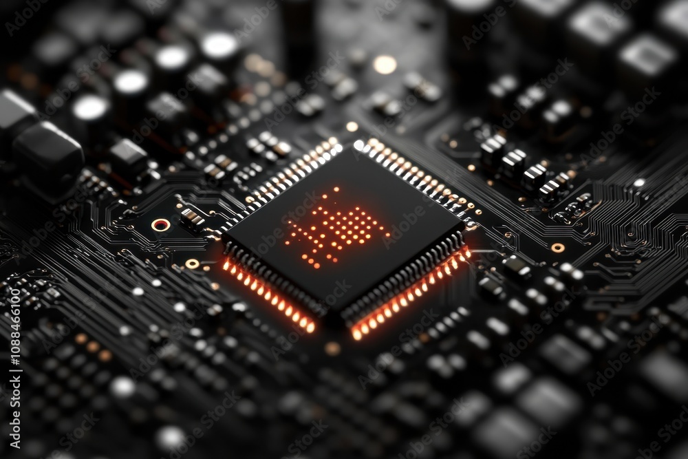 Fototapeta premium Efficient Circuits: Harnessing Digital Precision for Optimal Performance and Reliability