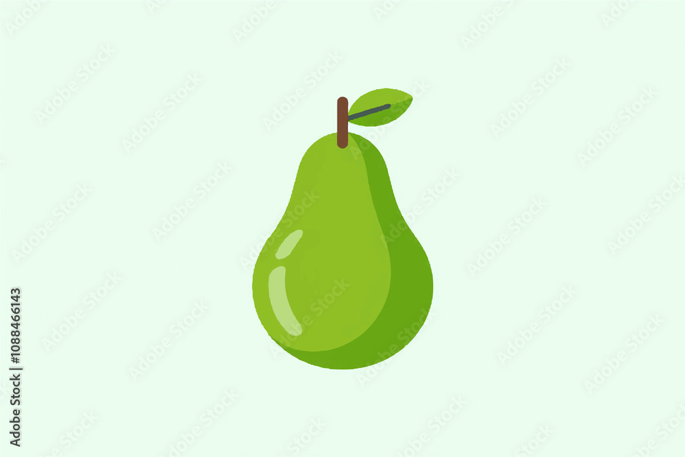 pear on a white background pear on a white background