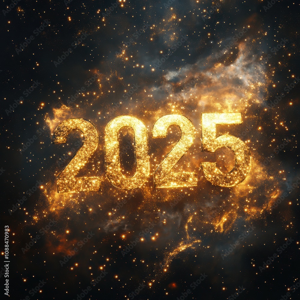 2025 Sparkly New Year. 2025 Sparkly New Year.