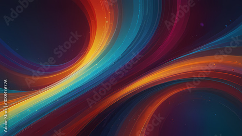 abstract kinetic-themed background with a focus on swirling, fluid shapes that evoke movement