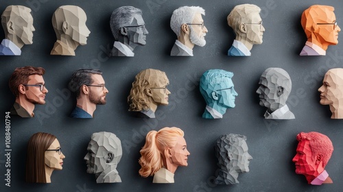 Power soft skills, multi skills responsibility HR human resources concept. personal attribute development, digital Personality, problem solving, adaptability, leadership, creativity, collaboration