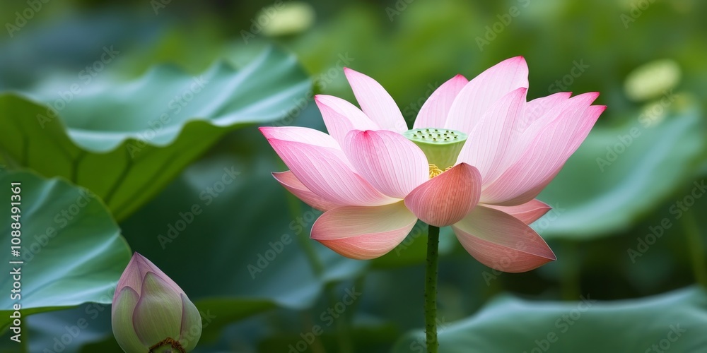 Pink Lotus a beautiful lotus flower blooming in a serene garden setting, showcasing the delicate features of the lotus flower and enhancing the tranquility of the garden ambiance. Pink Lotus a beautiful lotus flower blooming in a serene garden setting, showcasing the delicate features of the lotus flower and enhancing the tranquility of the garden ambiance.