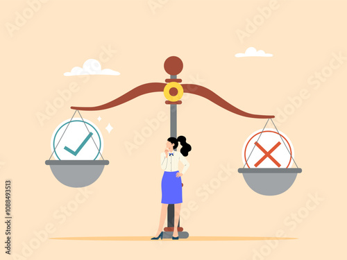 Decision-making by comparing advantages and disadvantages