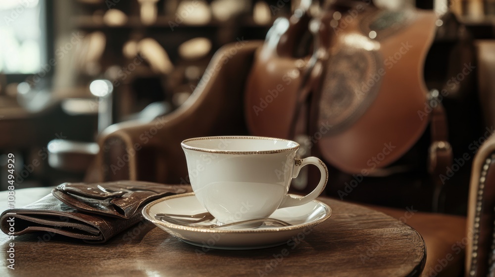 Coffee Break in Cafe. Coffee Break in Cafe.